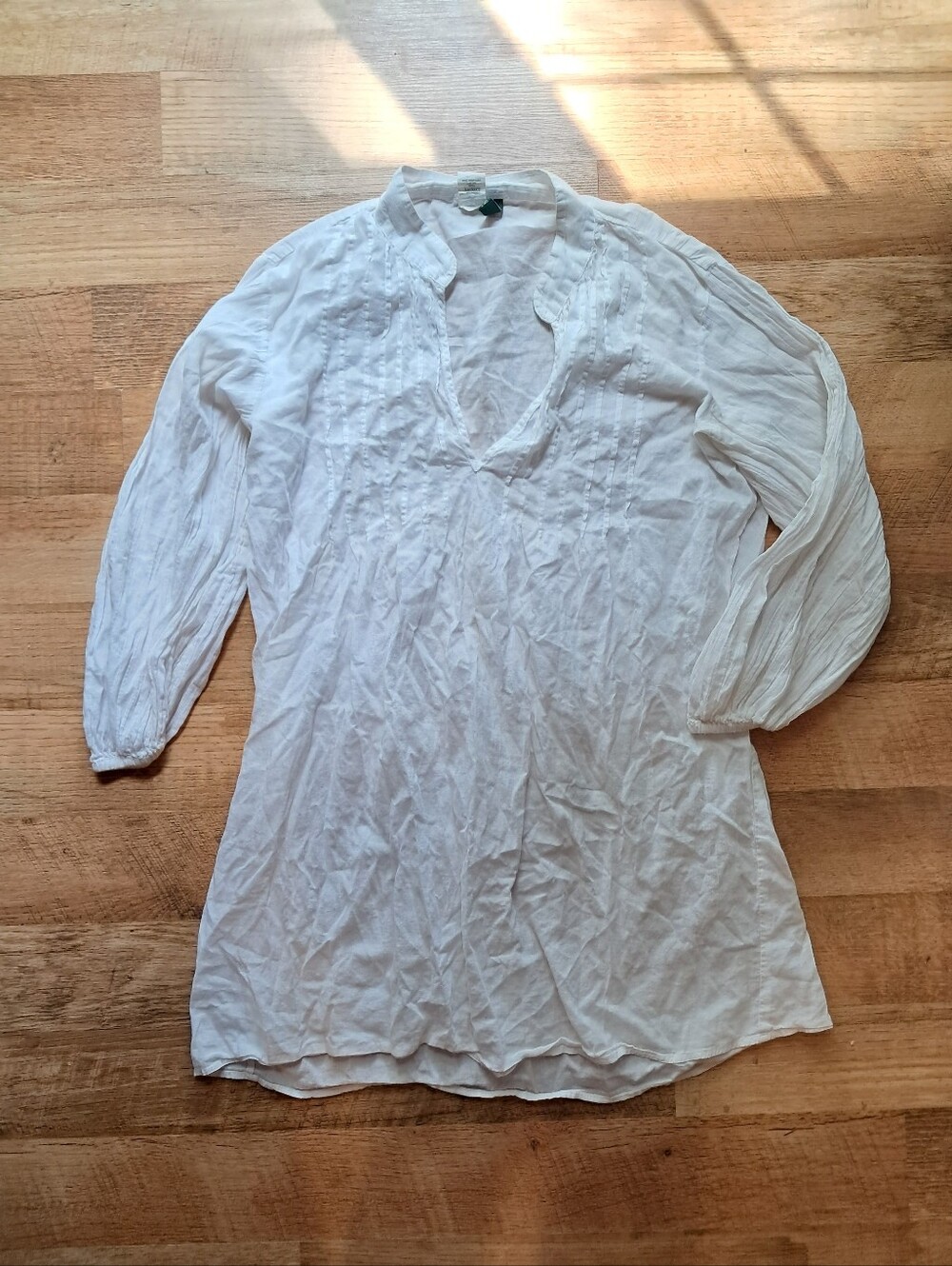 Lauren Ralph Lauren Lightweight White Tunic Swim Cover Beachwear